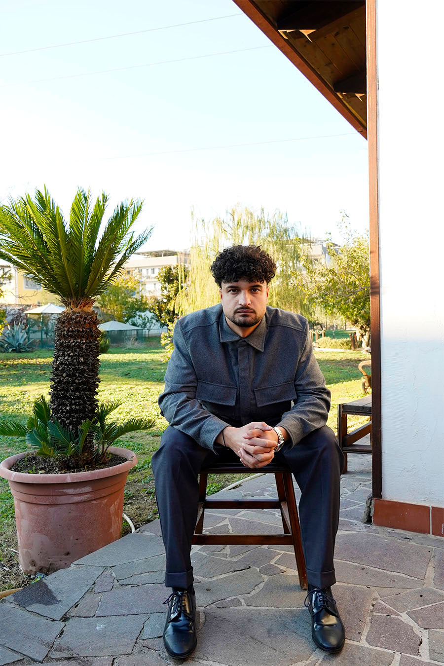 Pantalone sartoriale in Tasmania Grigio