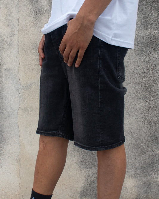 Bermuda di Jeans nella colorazione Stone Wash Black